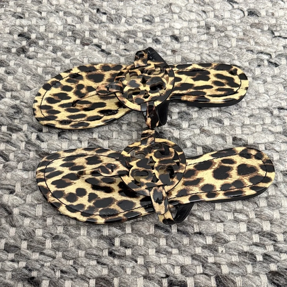 Tory Burch Leopard Print Sandals - Picture 2 of 4